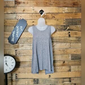 Gap fit women's medium gray open back tank size small